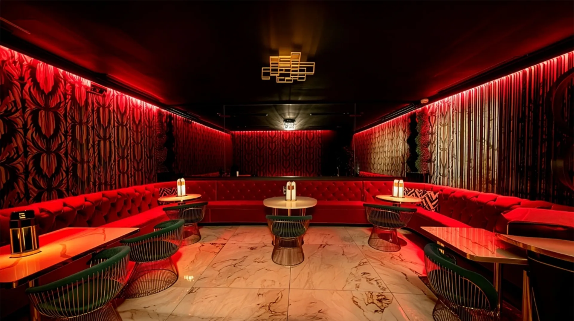 Fancy's lounge atmosphere